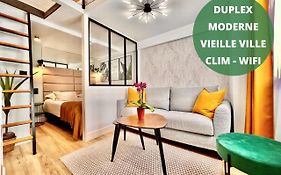 Duplex Le Gesu - Heart Of Old Town - Modern - Wifi - Clim