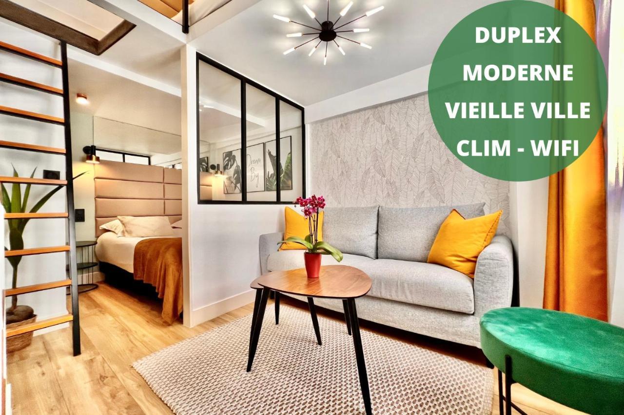 Duplex Le Gesu - Heart Of Old Town - Modern - Wifi - Clim Apartment Nice Exterior photo